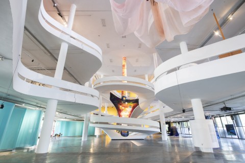 Ensaio visual da montagem da 36ª Bienal e programação do fim de semana