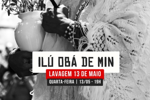 Amanhã “LAVAGEM 13 DE MAIO”